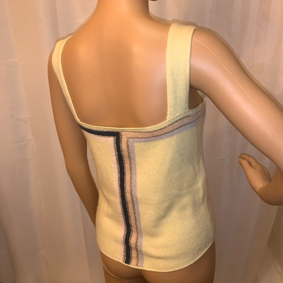 CHANEL size 40 cashmere tank top CRUISE 2001 - Picture 11 of 11